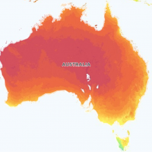 global solar atlas, solar resource map of Australia